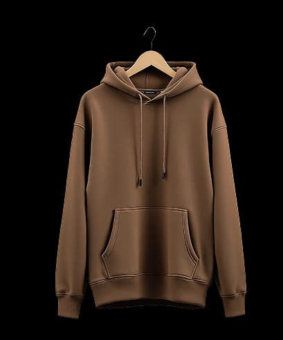 Classic Oversized Brown Hoodie